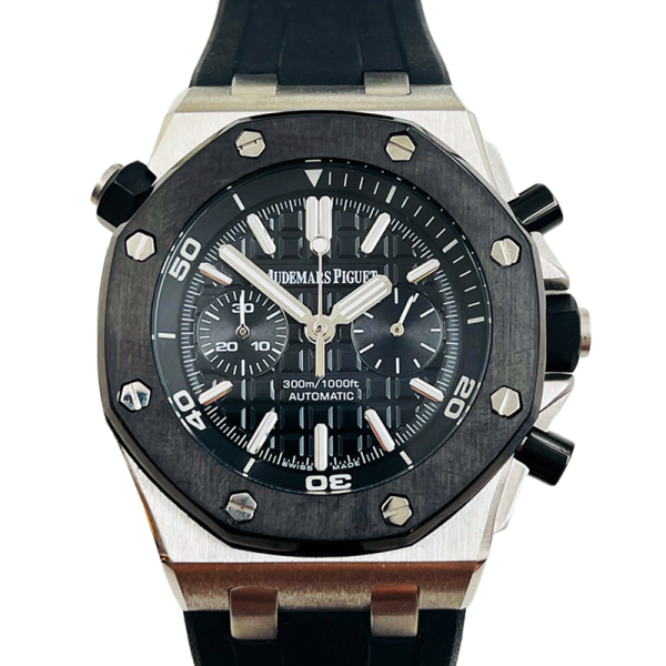 Audemars Piguet Royal Oak Offshore Diver Men’s 26703ST-BK02 42mm Silver ...